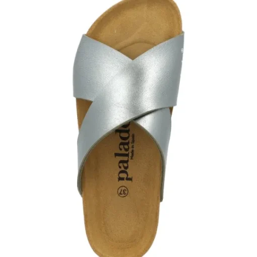 Damen Palado Pantoletten & Badeschuhe<Rianel, Pantoletten, Damen, Olive Metallic