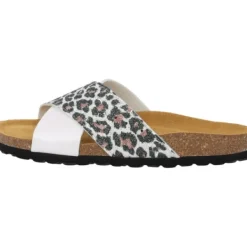 Damen Palado by Sila Sahin Pantoletten & Badeschuhe<Palado Rianel Wild by Sila Sahin, Pantoletten, Damen, Weiß Leo