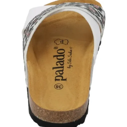 Damen Palado by Sila Sahin Pantoletten & Badeschuhe<Palado Rianel Wild by Sila Sahin, Pantoletten, Damen, Weiß Leo