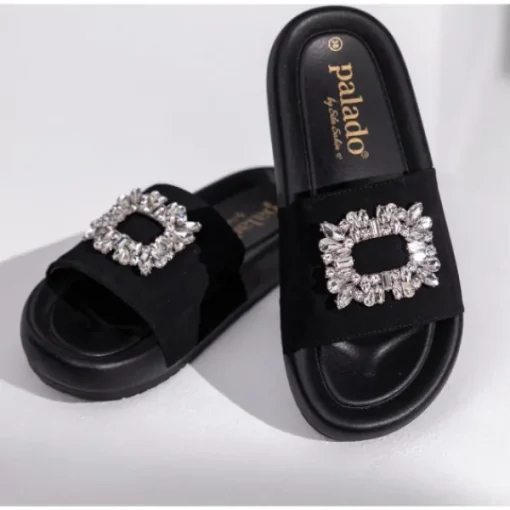 Damen Palado by Sila Sahin Pantoletten & Badeschuhe<Palado Rocib by Sila Sahin, Pantoletten, Damen, Schwarz