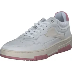 Damen Palado Klassische- & Business Schuhe<S2-2210, Schnürschuhe, Damen, Weiß/Rosa/Beige