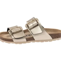 Damen Palado Pantoletten & Badeschuhe<Samos EGS, Pantoletten, Damen, Beige Metallic