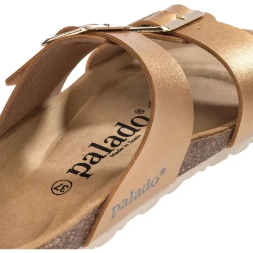 Damen Palado Pantoletten & Badeschuhe<Samos EGS, Pantoletten, Damen, Bronze Metallic