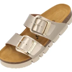 Damen Palado Pantoletten & Badeschuhe<Samos EGS PL, Pantoletten, Damen, Beige Metallic