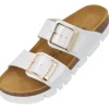 Damen Palado Pantoletten & Badeschuhe<Samos EGS PL, Pantoletten, Damen, Weiß Metallic