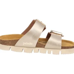 Damen Palado Pantoletten & Badeschuhe<Samos EGS PL, Pantoletten, Damen, Beige Metallic
