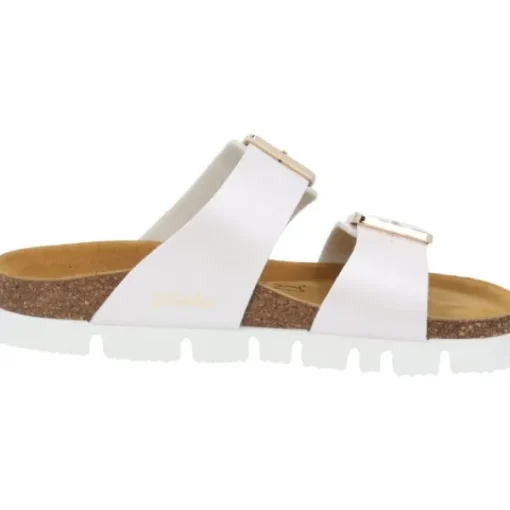 Damen Palado Pantoletten & Badeschuhe<Samos EGS PL, Pantoletten, Damen, Weiß Metallic