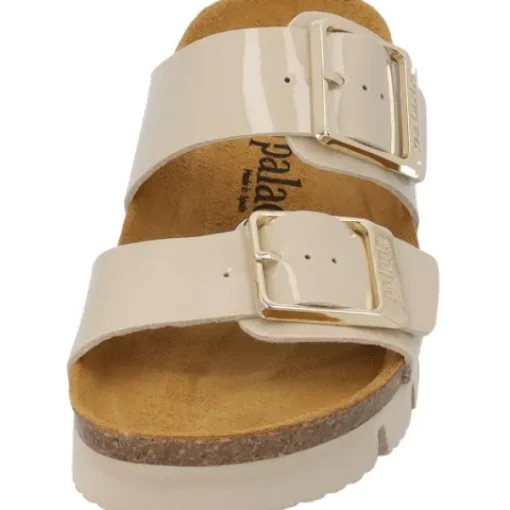 Damen Palado Pantoletten & Badeschuhe<Samos EGS PL, Pantoletten, Damen, Beige Lack