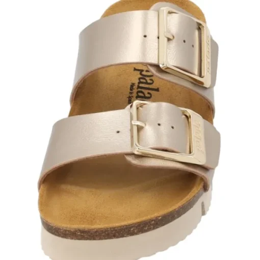 Damen Palado Pantoletten & Badeschuhe<Samos EGS PL, Pantoletten, Damen, Beige Metallic