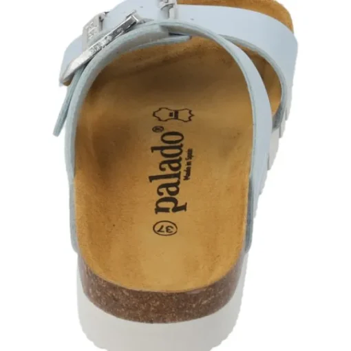 Damen Palado Pantoletten & Badeschuhe<Samos EGS PL, Pantoletten, Damen, Hellblau Metallic