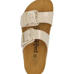 Damen Palado Pantoletten & Badeschuhe<Samos EGS PL, Pantoletten, Damen, Beige Lack
