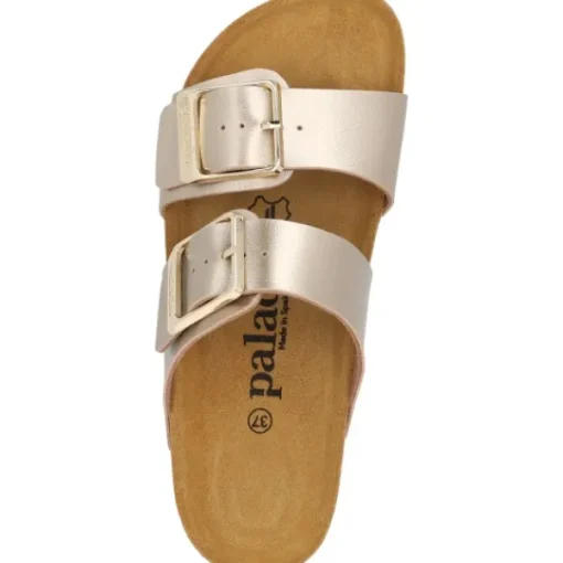 Damen Palado Pantoletten & Badeschuhe<Samos EGS PL, Pantoletten, Damen, Beige Metallic