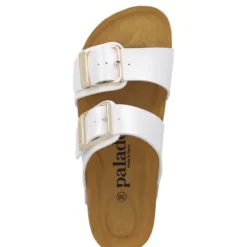 Damen Palado Pantoletten & Badeschuhe<Samos EGS PL, Pantoletten, Damen, Weiß Metallic