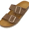 Damen Palado by Sila Sahin Pantoletten & Badeschuhe<Palado Samos Glint by Sila Sahin, Pantoletten, Damen, Braun
