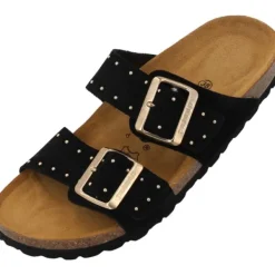 Damen Palado by Sila Sahin Pantoletten & Badeschuhe<Palado Samos Glint by Sila Sahin, Pantoletten, Damen, Schwarz
