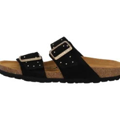 Damen Palado by Sila Sahin Pantoletten & Badeschuhe<Palado Samos Glint by Sila Sahin, Pantoletten, Damen, Schwarz