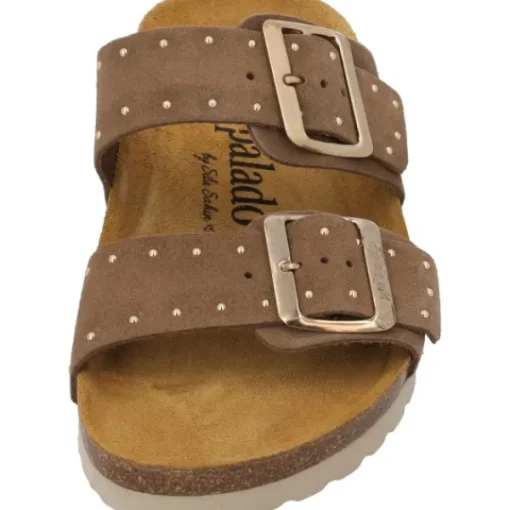 Damen Palado by Sila Sahin Pantoletten & Badeschuhe<Palado Samos Glint by Sila Sahin, Pantoletten, Damen, Braun