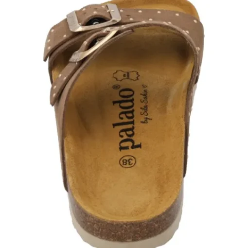 Damen Palado by Sila Sahin Pantoletten & Badeschuhe<Palado Samos Glint by Sila Sahin, Pantoletten, Damen, Braun