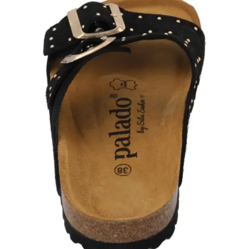 Damen Palado by Sila Sahin Pantoletten & Badeschuhe<Palado Samos Glint by Sila Sahin, Pantoletten, Damen, Schwarz