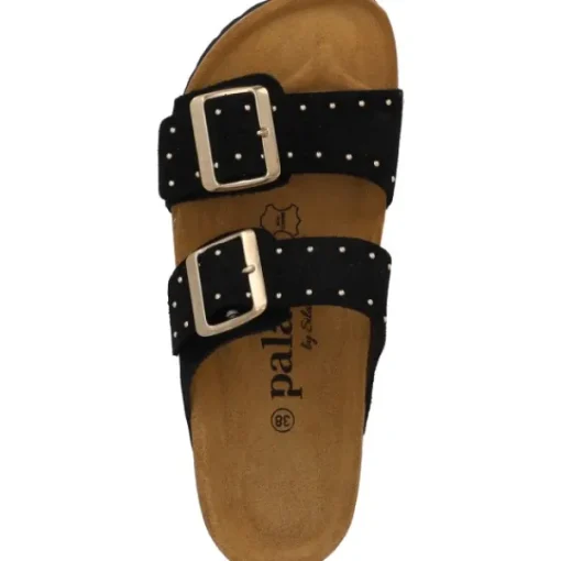 Damen Palado by Sila Sahin Pantoletten & Badeschuhe<Palado Samos Glint by Sila Sahin, Pantoletten, Damen, Schwarz