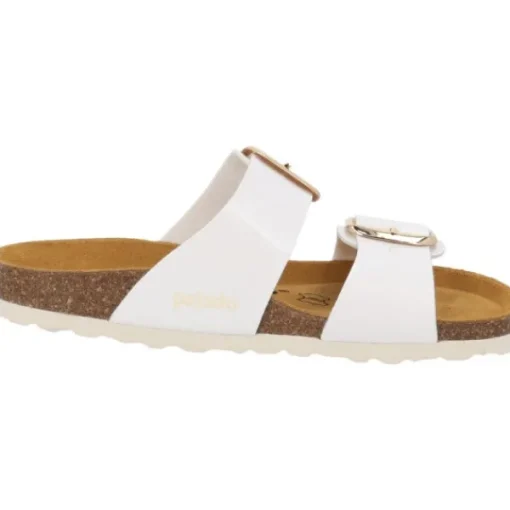 Damen Palado Pantoletten & Badeschuhe<Samos GS, Pantoletten, Damen, Weiß Lack