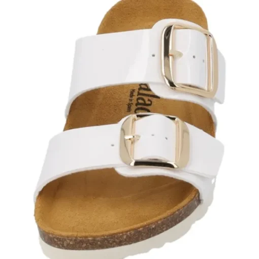 Damen Palado Pantoletten & Badeschuhe<Samos GS, Pantoletten, Damen, Weiß Lack