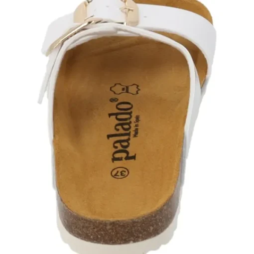 Damen Palado Pantoletten & Badeschuhe<Samos GS, Pantoletten, Damen, Weiß Lack