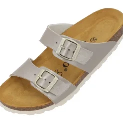 Damen Palado Pantoletten & Badeschuhe<Samos, Pantoletten, Damen, Metallic Beige