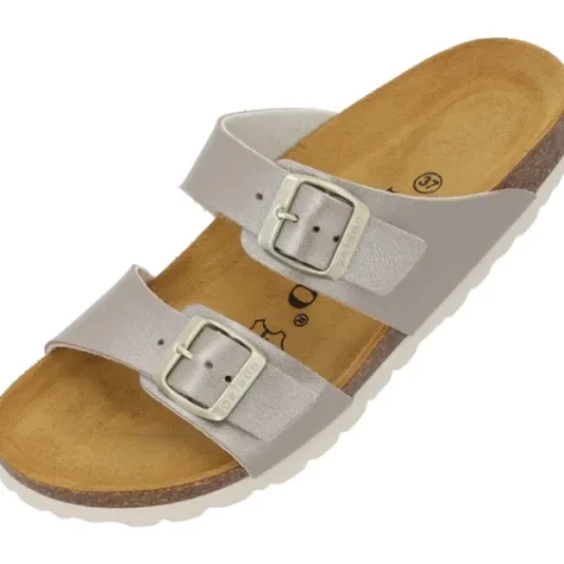Damen Palado Pantoletten & Badeschuhe<Samos, Pantoletten, Damen, Metallic Beige