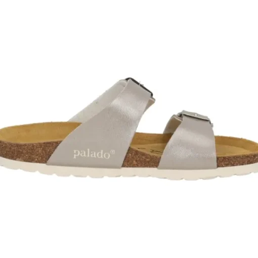 Damen Palado Pantoletten & Badeschuhe<Samos, Pantoletten, Damen, Metallic Beige