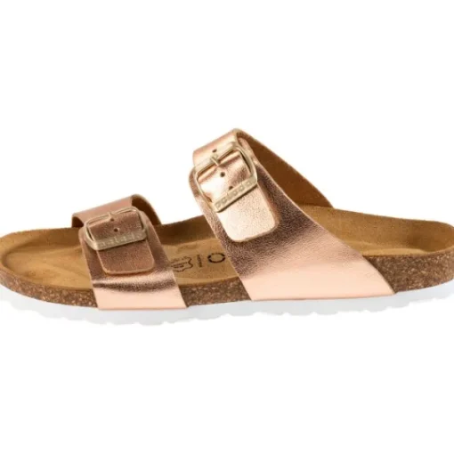 Damen Palado Pantoletten & Badeschuhe<Samos, Pantoletten, Damen, Metallic Rosegold