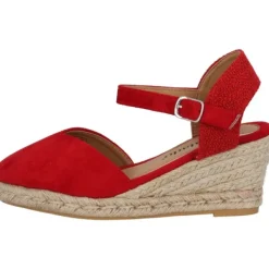 Damen Palado Sandaletten<Sathos, Keilsandaletten, Damen, Rot