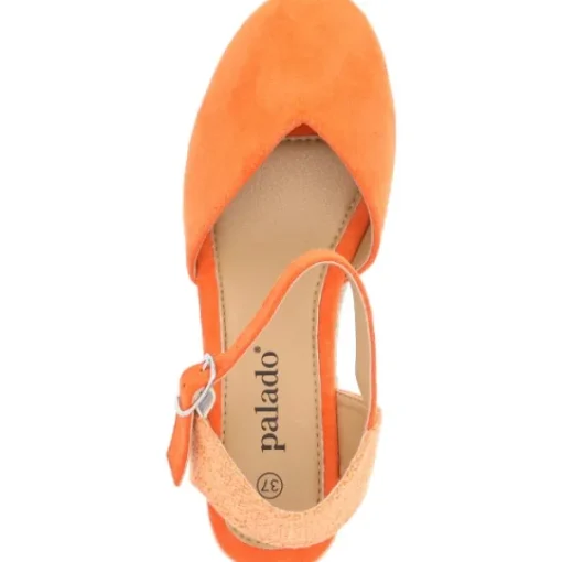 Damen Palado Sandaletten<Sathos, Keilsandaletten, Damen, Orange
