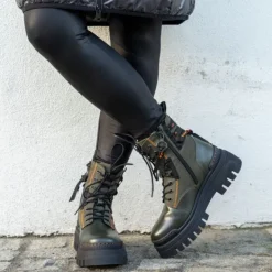 Damen Palado Stiefel<Serifos, Schnürstiefel, Damen, Grün