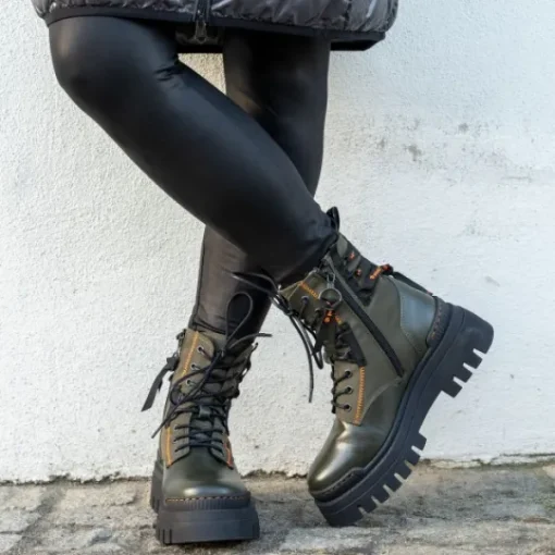 Damen Palado Stiefel<Serifos, Schnürstiefel, Damen, Grün