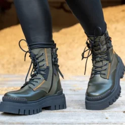 Damen Palado Stiefel<Serifos, Schnürstiefel, Damen, Grün