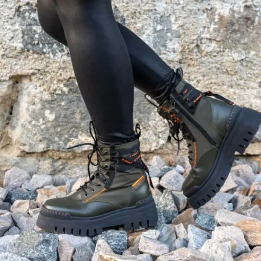 Damen Palado Stiefel<Serifos, Schnürstiefel, Damen, Grün