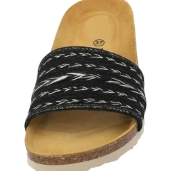 Damen Palado by Sila Sahin Pantoletten & Badeschuhe<Palado Solista by Sila Sahin, Pantoletten, Damen, Schwarz/Gold