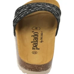 Damen Palado by Sila Sahin Pantoletten & Badeschuhe<Palado Solista by Sila Sahin, Pantoletten, Damen, Schwarz/Gold