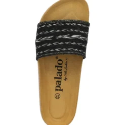 Damen Palado by Sila Sahin Pantoletten & Badeschuhe<Palado Solista by Sila Sahin, Pantoletten, Damen, Schwarz/Gold