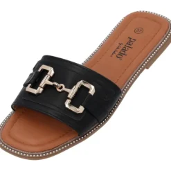 Damen Palado by Sila Sahin Pantoletten & Badeschuhe<Palado Thebas by Sila Sahin, Pantoletten, Damen, Schwarz