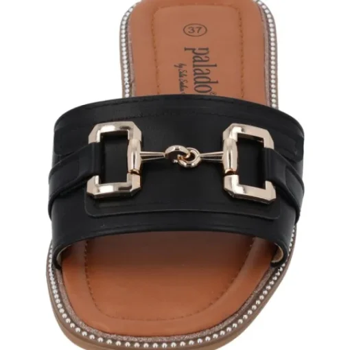 Damen Palado by Sila Sahin Pantoletten & Badeschuhe<Palado Thebas by Sila Sahin, Pantoletten, Damen, Schwarz