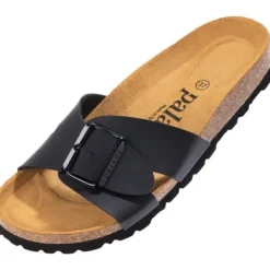Damen Palado Pantoletten & Badeschuhe<Tinos, Pantoletten, Damen, Schwarz Matt