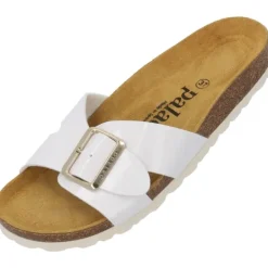 Damen Palado Pantoletten & Badeschuhe<Tinos, Pantoletten, Damen, Weiß Lack