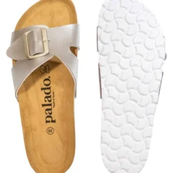 Damen Palado Pantoletten & Badeschuhe<Tinos, Pantoletten, Damen, Sand Metallic