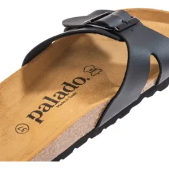 Damen Palado Pantoletten & Badeschuhe<Tinos, Pantoletten, Damen, Schwarz Matt