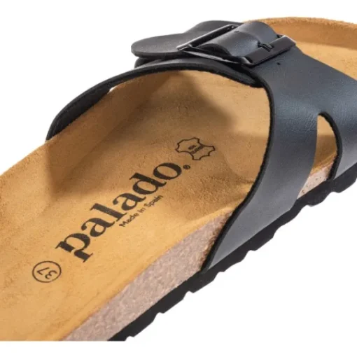 Damen Palado Pantoletten & Badeschuhe<Tinos, Pantoletten, Damen, Schwarz Matt