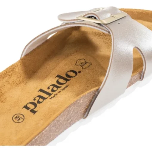 Damen Palado Pantoletten & Badeschuhe<Tinos, Pantoletten, Damen, Sand Metallic