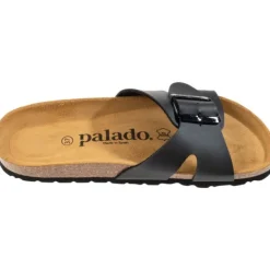 Damen Palado Pantoletten & Badeschuhe<Tinos, Pantoletten, Damen, Schwarz Matt