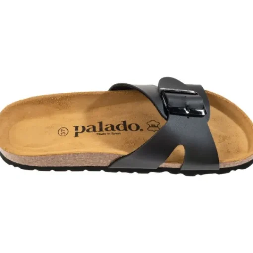 Damen Palado Pantoletten & Badeschuhe<Tinos, Pantoletten, Damen, Schwarz Matt